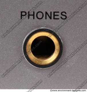 Photo Texture of Electronic Black